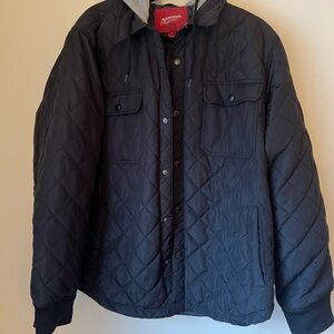 Arizona Jean Company Quilted Black Lightweight Jacket with Hood